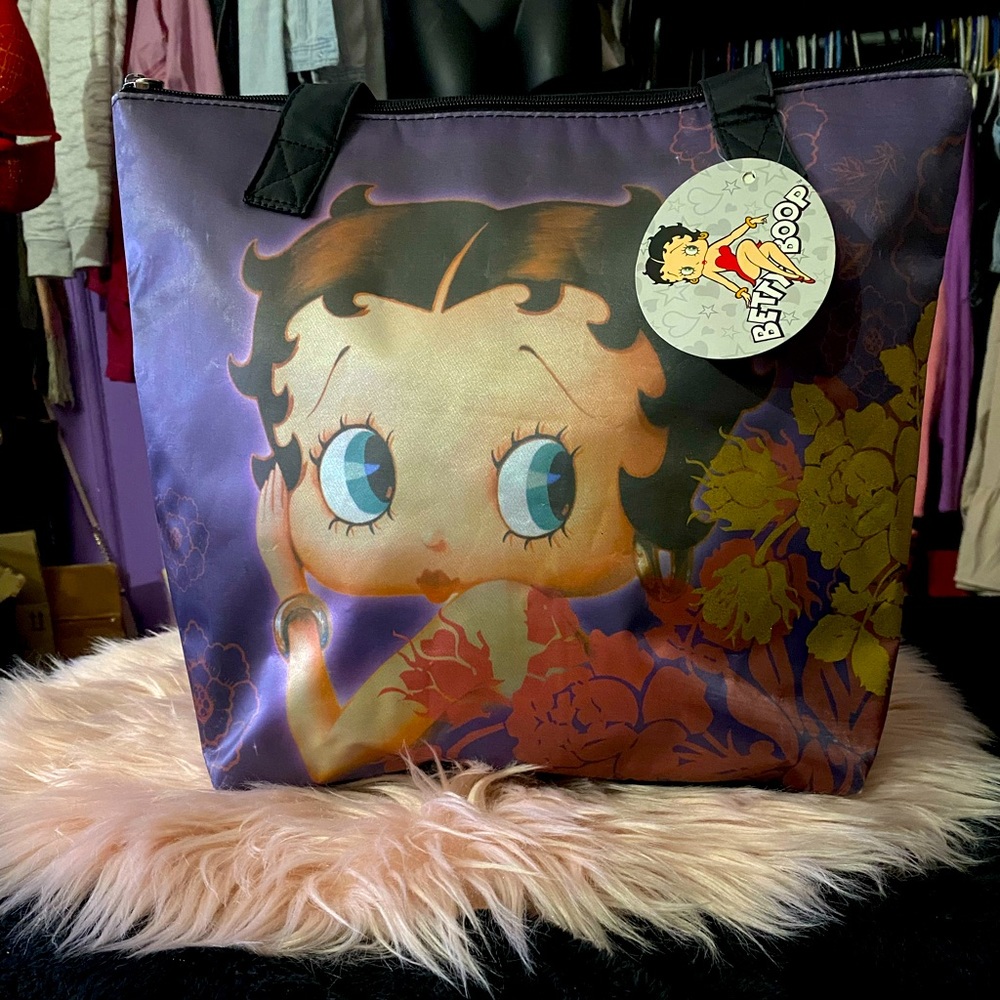 Adorable Betty Boop Tote Bag NWT